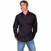 Scully Legends Men's Snap Front Shirt With Tonal Yokes Front Embroidery, P-810-BLK-L