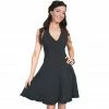 Scully Women's 100% Peruvian Cotton Halter Dress with Soutache Decoration, PSL-053-BLK-L
