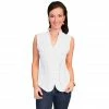 Scully Cantina Collection Women's 100% Peruvian Cotton Sleeveless Blouse, PSL-059-WHT-L