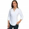 Scully Cantina Collection Women's 100% Peruvian Cotton 3/4 Sleeve Blouse, PSL-063-BLK-L
