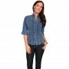 Scully Cantina Collection Women's 100% Peruvian Cotton 3/4 Sleeve Blouse, PSL-064-DBL-L 1 Scully Cantina Collection Women's 100% Peruvian Cotton 3/4 Sleeve Blouse, PSL-064-DBL-L -Deals Scully Store 1209038