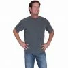 Scully Men's 100% Cotton T-Shirt, TR-057-CHA-L 2 Scully Men's 100% Cotton T-Shirt, TR-057-CHA-L -Deals Scully Store 1209317