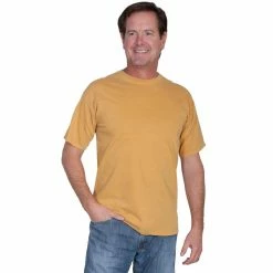 Scully Men's 100% Cotton T-Shirt, TR-057-CHA-L -Deals Scully Store 1209325