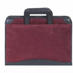 Scully Leather Genuine Leather 3-Ring Zip Binder with Drop Handles, 96Z-19-22-F