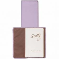 Scully Genuine Leather Pocket Notebook, 3 x 6 in. , 1008B-01-38-F