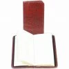Scully Genuine Leather Pocket Notebook, 3 x 6 in. , 1008B-0-42-F