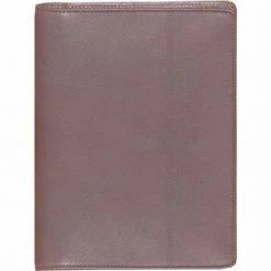 Scully Genuine Leather Desk Size Weekly Planner, 5.5 x 7.75 in. , 1045-11-25-F