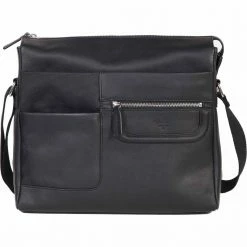 Scully Leather and Nylon Tablet Briefcase, 106-33-24-F