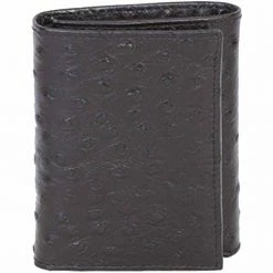 Scully Genuine Leather Trifold Wallet with ID Window, 2000W-0-51-F