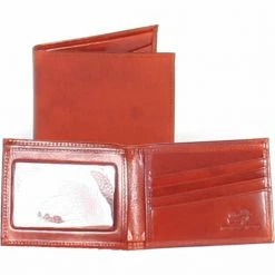 Scully Slim Genuine Leather Billfold Wallet with ID Window, 2005W-06-28-F