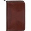 Scully Leather Genuine Leather Zip Pocket Planner, 5008Z-06-30-F