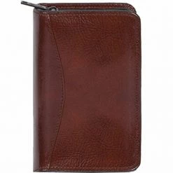 Scully Leather Genuine Leather Zip Pocket Planner, 5008Z-06-30-F