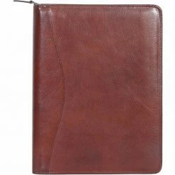 Scully Leather Genuine Leather Zip Letter Pad, 5012Z-06-30-F