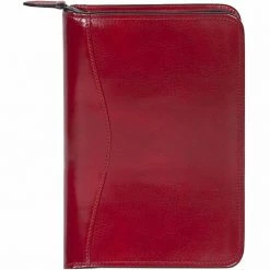 Scully Leather Genuine Leather Zip Weekly Planner, 5045Z-06-20-F