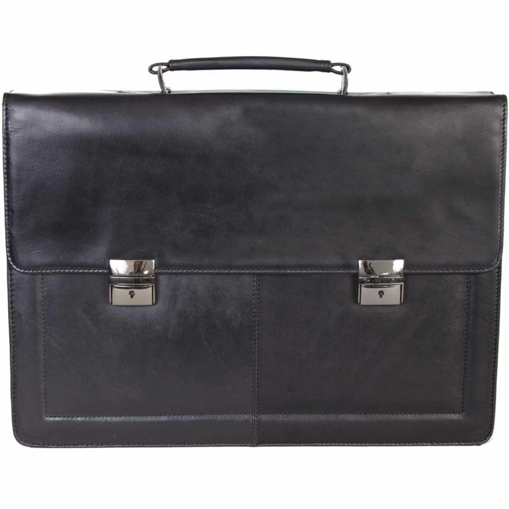 Scully Italian Leather Flap-Over Computer Briefcase, 747-06-24-F 3 Scully Italian Leather Flap-Over Computer Briefcase, 747-06-24-F