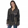 Scully Leather Tooled Fringe Western Jacket, Contrast Stitching, 3-Bone Front Button Closure, L727-259-XXL -Deals Scully Store 1216942